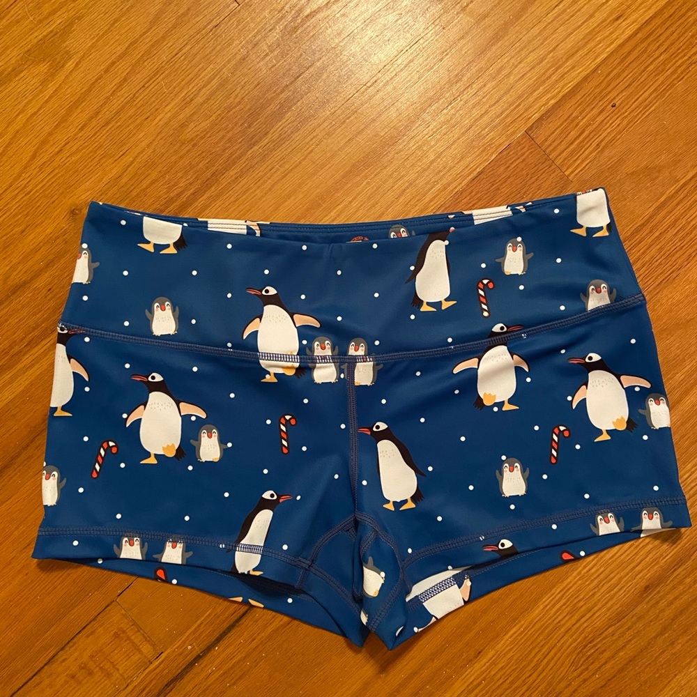 Feed Me Fight Me Penguin Shorties, Size M View 5